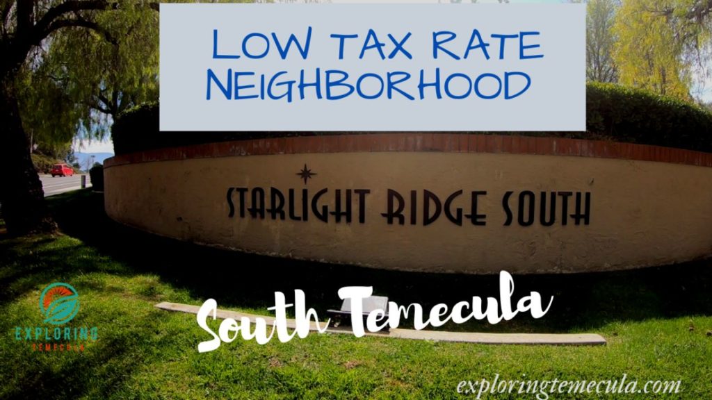 Low Tax Rate Neighborhood In Temecula 001